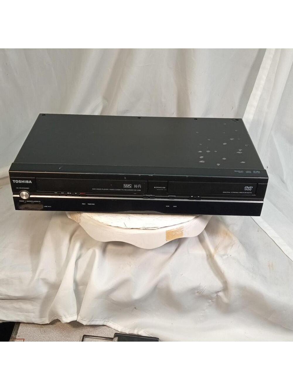 Toshiba SD-V296 DVD VCR Combo Player VHS Recorder Hi-Fi Stereo Black No Remote